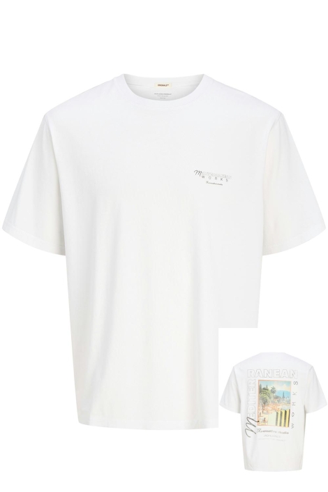 Jack & Jones joralmeria world tee ss crew neck